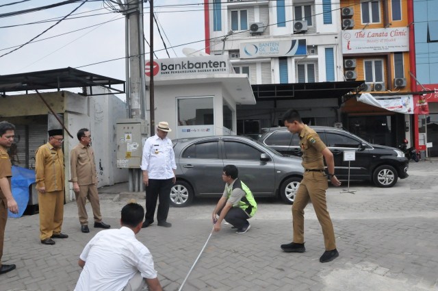 Jalur Padat Lalu Lintas, Gubernur Banten Sidak Ruas Jalan Taman Patung Kota Serang