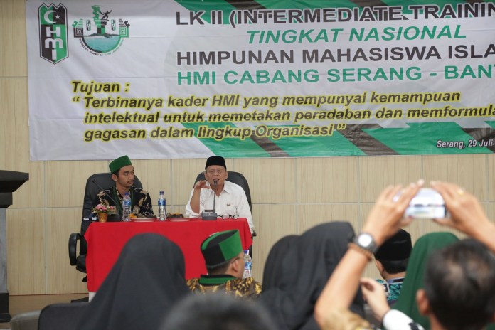 Gubernur Banten Wahidin Halim Ajak HMI Bersinergi dengan Pemprov Banten