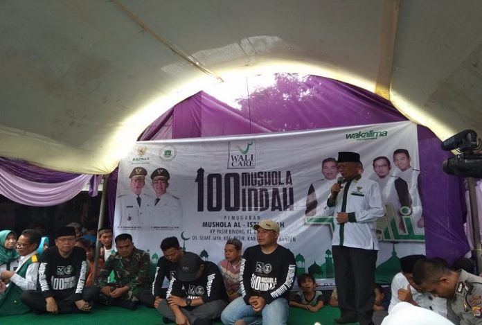 Wali Band Jadi Duta Zakat Baznas, UPZ Pemprov Banten Pugar 20 Musala