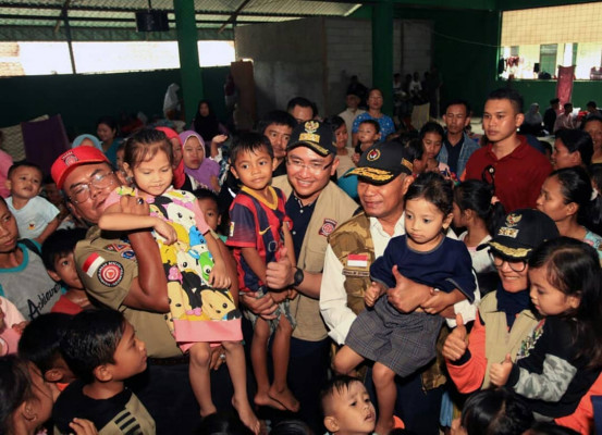 Dampingi Menko PMK Tinjau Banjir Lebak, Wagub Pastikan Dana TT Pemprov Siap