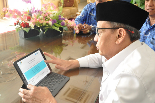 Gubernur WH dan Wagub Andika Sensus Mandiri SP2020