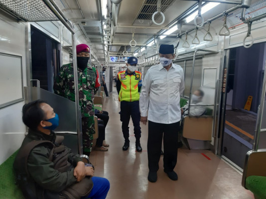 Gubernur WH Tinjau Langsung KRL dan Check Point Ruas Jalan Tangerang Raya