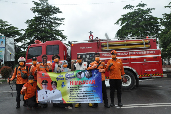 Pemprov Banten Telah Lakukan Penyemprotan di 1.187 Lokasi