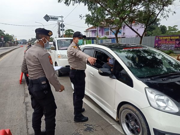 Polda Banten Perketat Pengamanan Check Point PSBB di Perbatasan