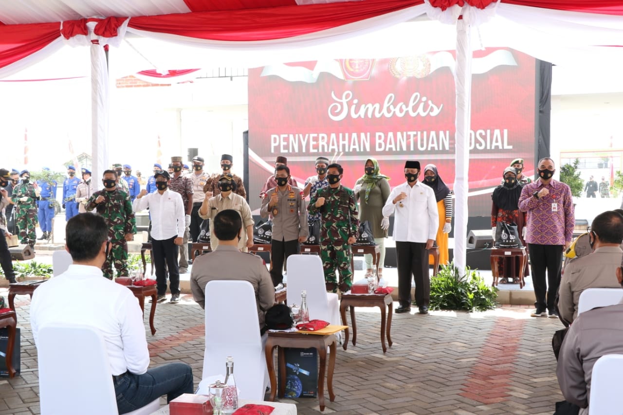 Gubernur Banten Menerima Kapolri dan Panglima TNI