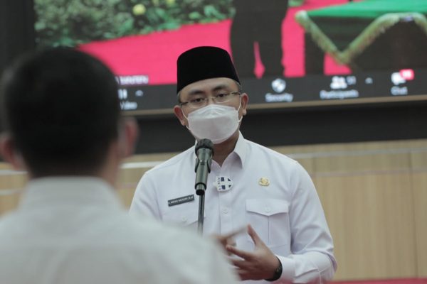 Wagub Banten Minta Pejabat Baru Jangan Abaikan Protokol Kesehatan