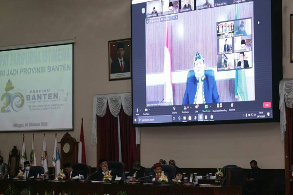 HUT ke 20 Provinsi Banten Saat Pandemi Wagub: Momentum Ancang-ancang untuk Lompatan Besar