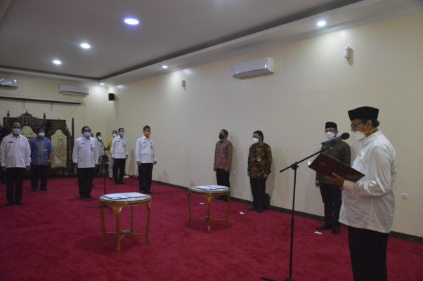 Gubernur Banten Lantik Pejabat Eselon II