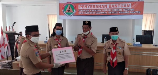 Kwarnas Pramuka Bantu Penanganan Covid-19 di Banten