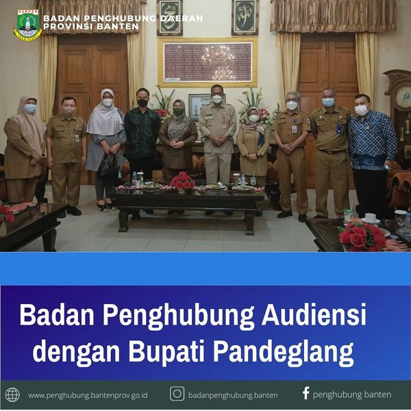 Badan Penghubung Daerah Provinsi Banten Audiensi dengan Bupati Pandeglang