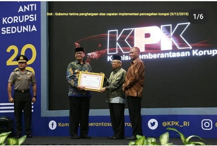 Pemprov Banten Peringkat 2 Pengendalian Gratifikasi