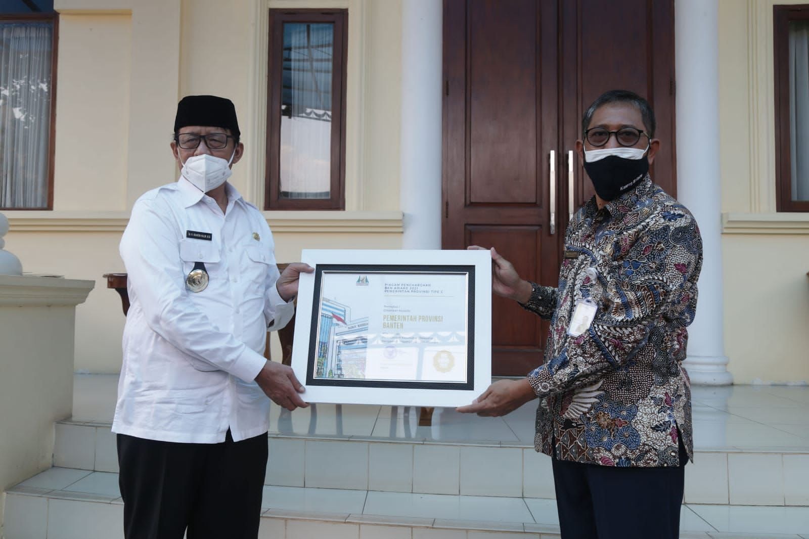 Gubernur Banten Terima Penghargaan BKN Award 2021