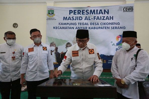 Resmikan Masjid, Gubernur Banten : Jangan Lupakan Ibadah