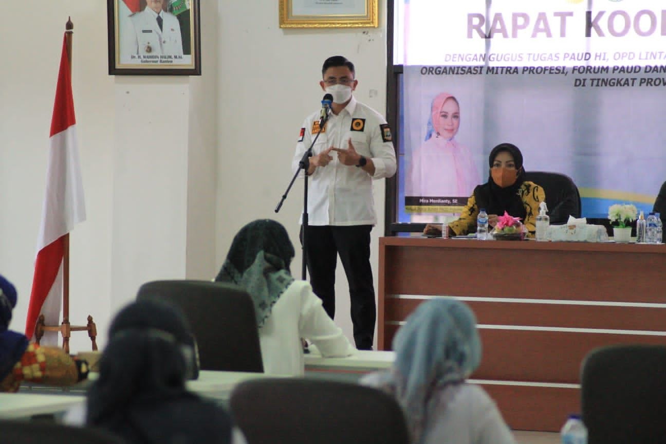 Dorong Pembentukan Gugus Tugas PAUD HI, Wagub Banten: Kami Siapkan Pergubnya