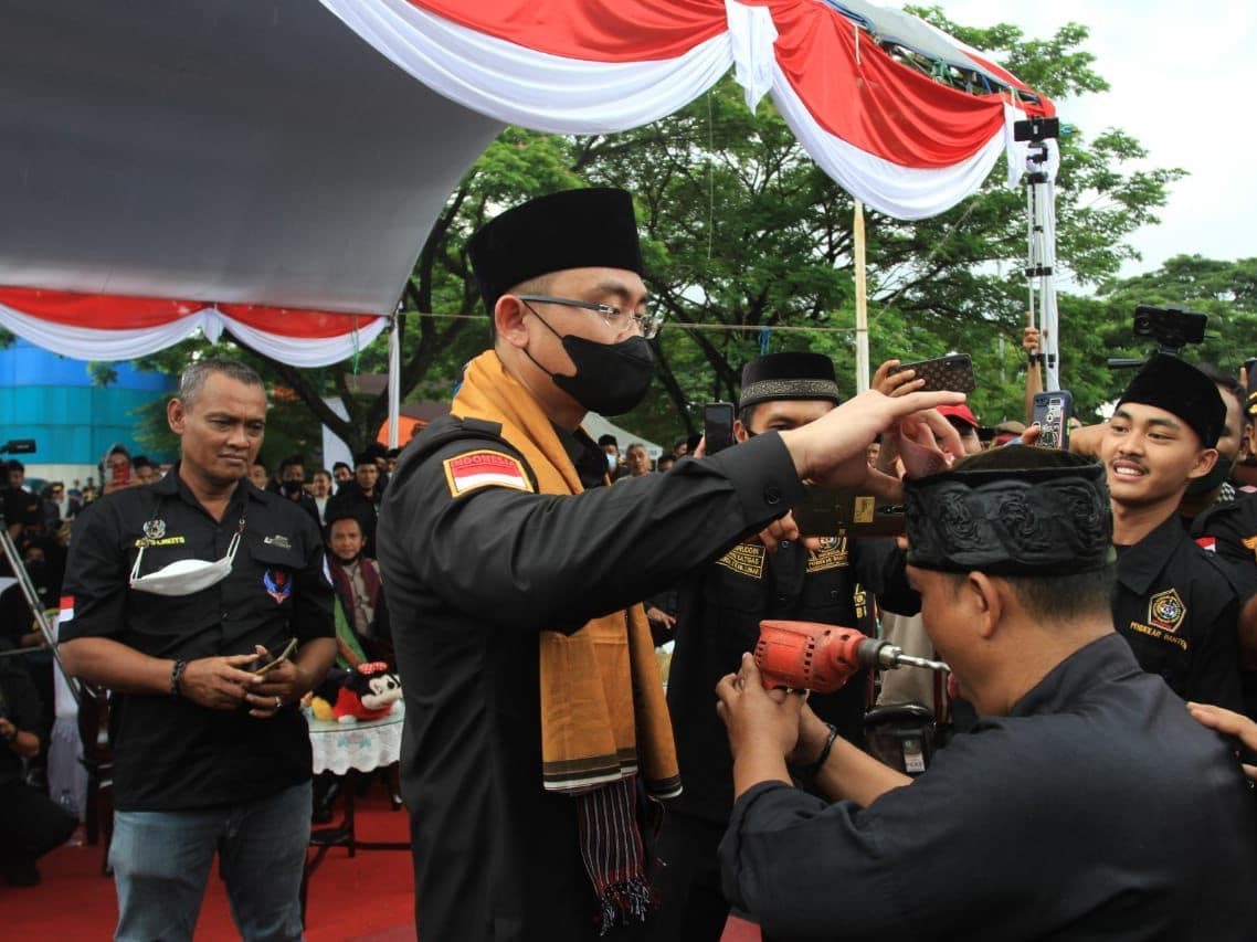 Wakil Gubernur Banten Andika Hazrumy hadir pada Pelantikan Pengurus Kordinator Daerah II PPPSBBI Kabupaten Lebak