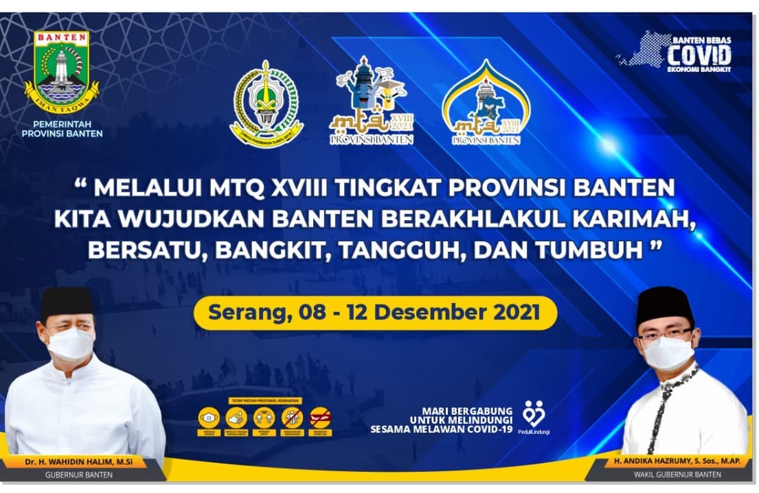 Musyabaqoh Tilawatil Qur’an XVIII Tingkat Provinsi Banten tahun 2021