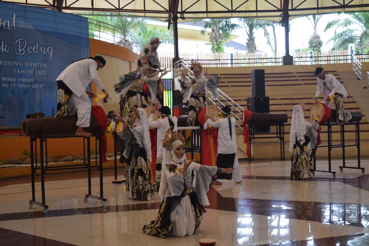 Tumbuhkan Cinta Budaya, Dindikbud Provinsi Banten Gelar Festival Rampak Bedug Tingkat SMA