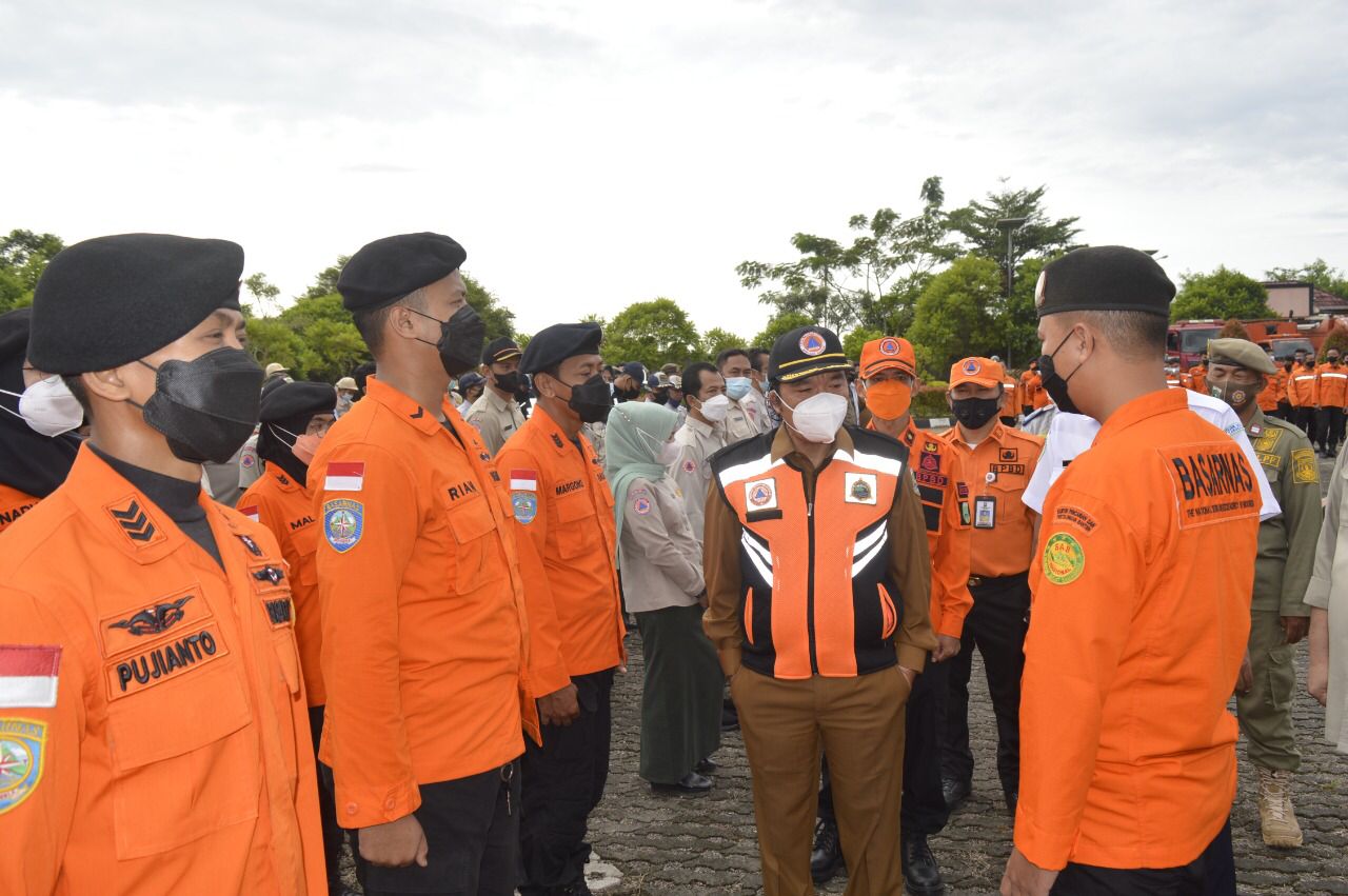 Sekda Al Muktabar Pimpin Apel Kesiapsiagaan Libur Lebaran dan Kewaspadaan Bencana