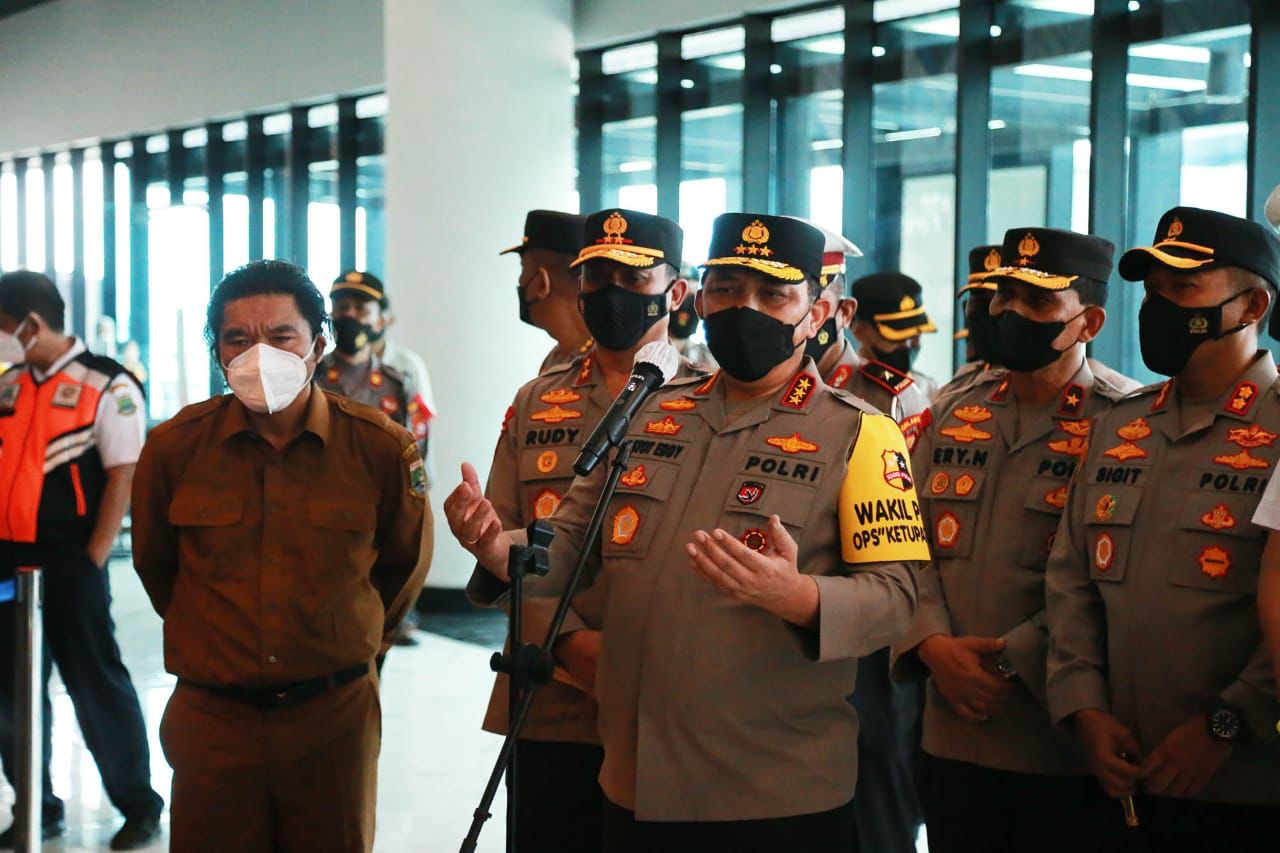 Sekda Banten Dampingi Wakapolri Tinjau Pelabuhan Merak