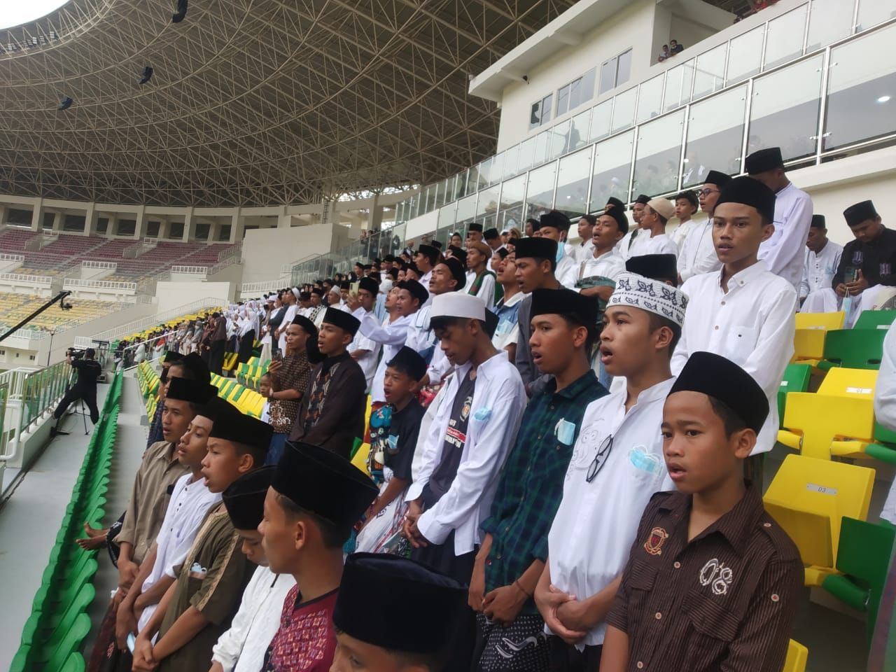 Sholawat 1000 Santri, Sambut Peresmian BIS