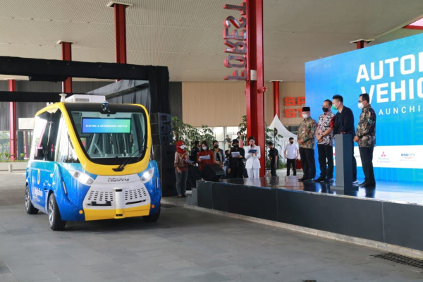 Dukung Eco Green, Pemprov Banten Sambut Baik Peluncuran Kendaraan Autonomous Vehicle