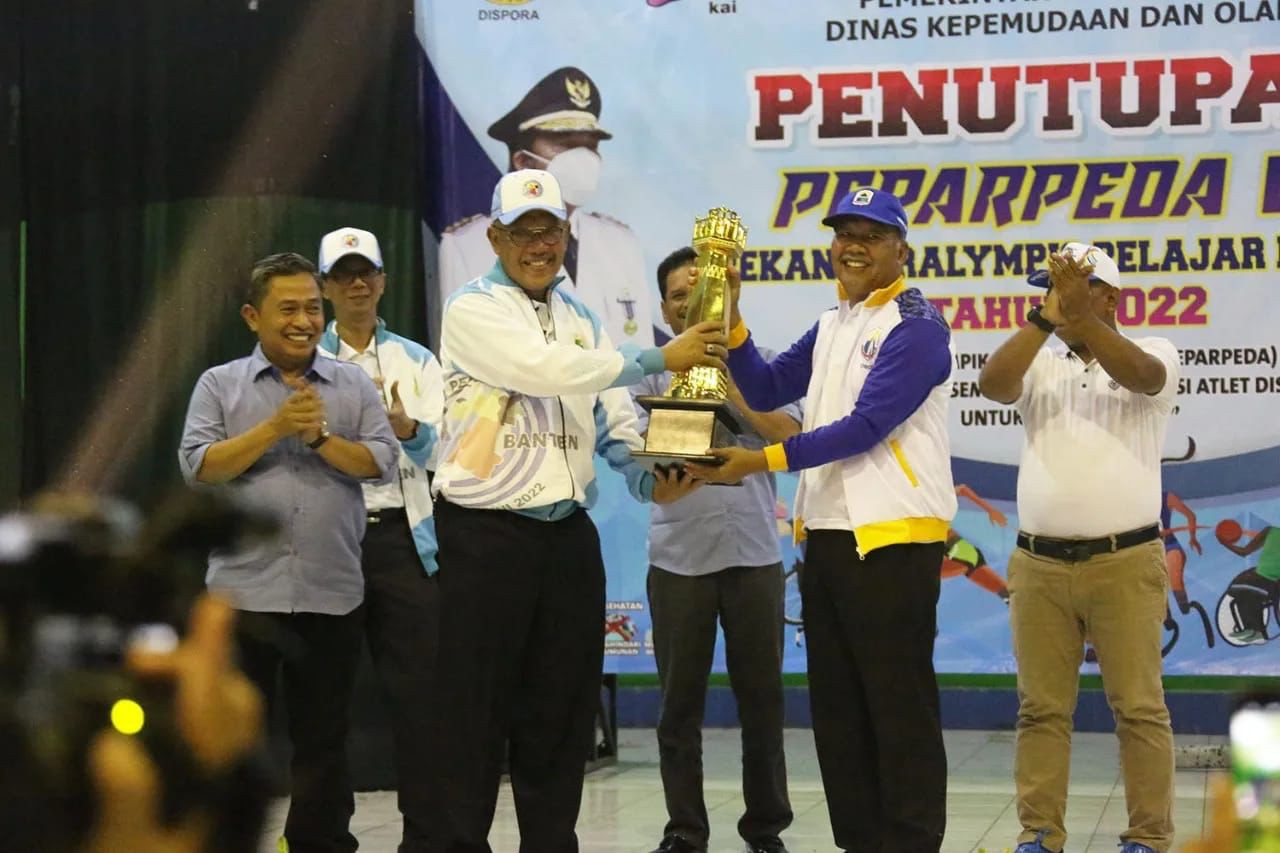 Pj Sekda M Tranggono Menutup PEPARPEDA VII Tahun 2022 Provinsi Banten, Kabupaten Lebak Juara Umum