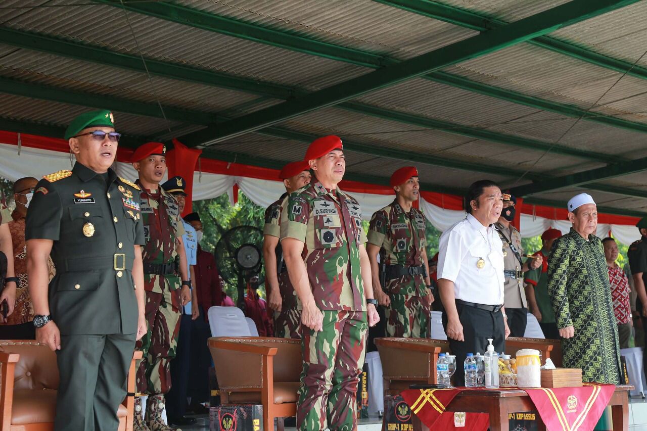 Hadiri Serah Terima Jabatan Komandan Grup 1 Kopassus, Pj Gubernur Banten Ajak Tingkatkan Pembangunan Daerah