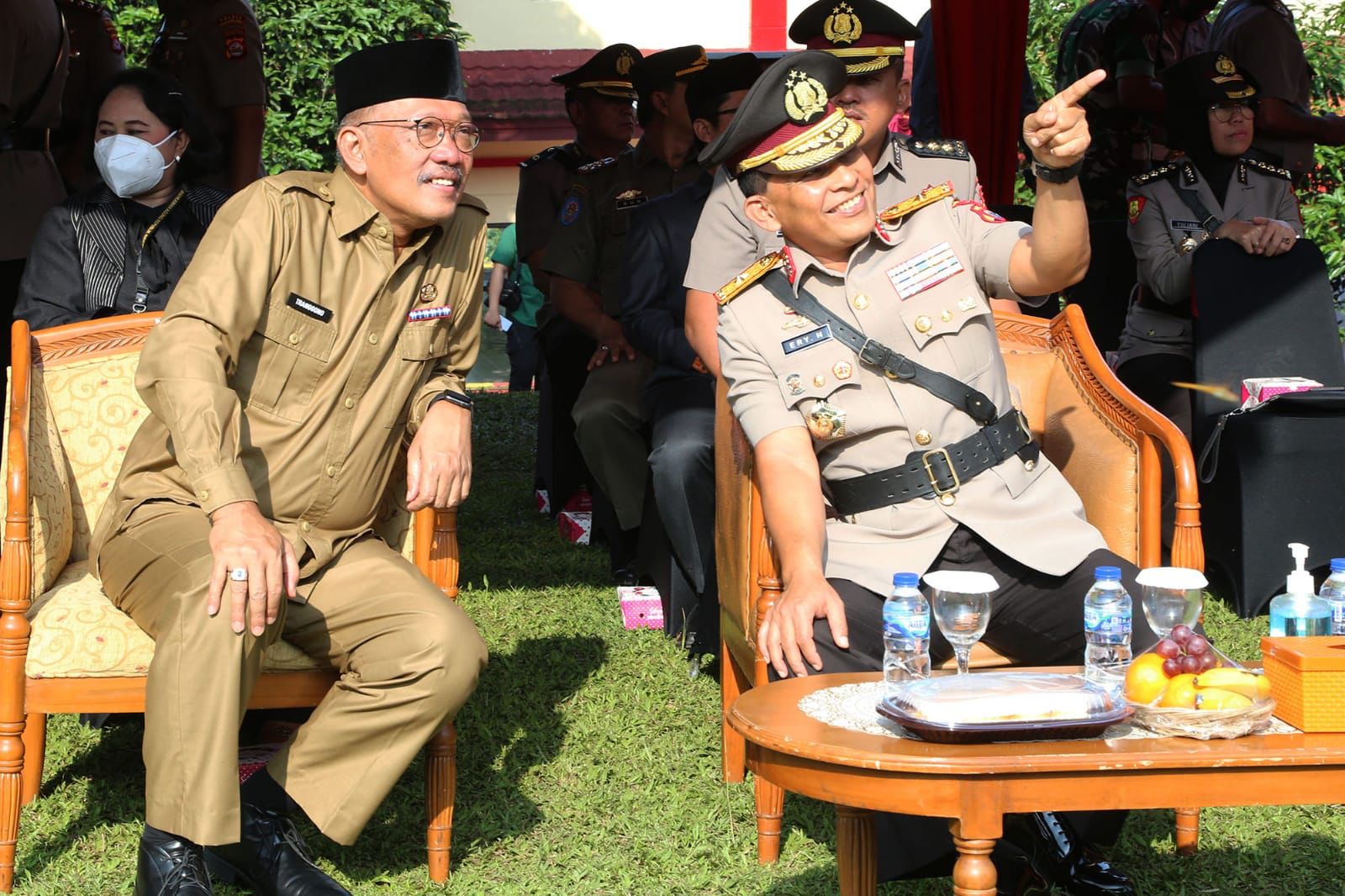 Pj Sekda M Tranggono Hadiri Upacara Pembukaan Pendidikan Bintara Polri Gelombang II TA 2022 SPN Polda Banten