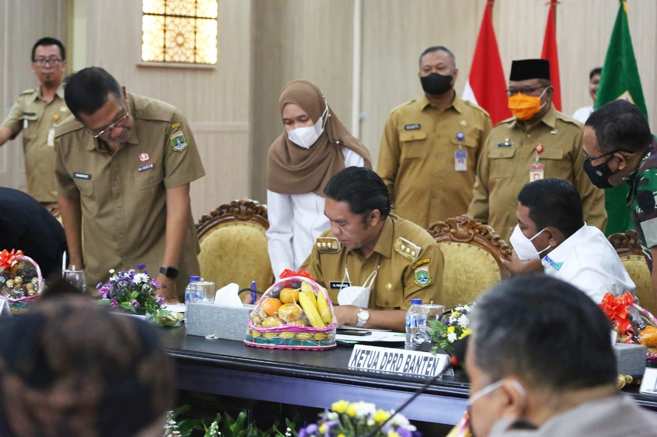 Sukseskan Pemilu 2024, Pemprov Banten Lakukan MoU Pendanaan Bersama dengan Pemerintah Kabupaten/Kota