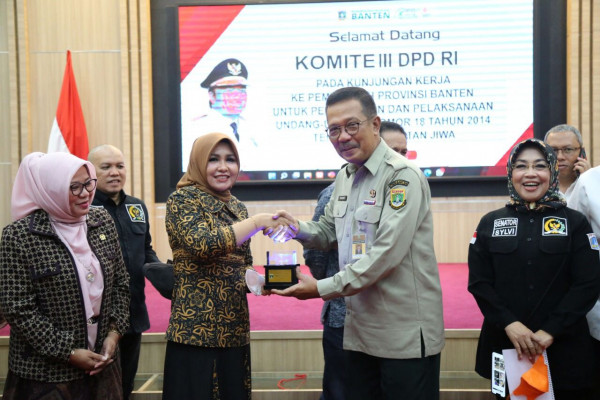 Pj Sekda Banten M Tranggono Terima Kunjungan Kerja Komite III DPD RI