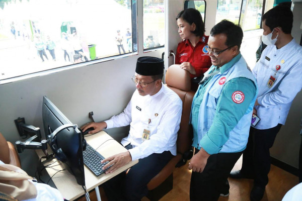 Hadiri Pembukaan Roadshow Bus KPK 2022 di Kota Tangerang Selatan, Pj Sekda Provinsi Banten M Tranggono : Cegah Korupsi Pemprov Banten Kuatkan APIP