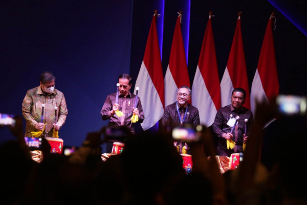 Dampingi Presiden Membuka Trade Expo Indonesia 2022, Pj Gubernur Al Muktabar Optimis Nilai Ekspor Provinsi Banten Meningkat