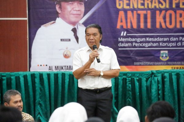 Peluncuran Pelajar Antikorupsi, Pj Gubernur Banten Al Muktabar: Di Tangan Mereka Kepemimpinan Dilanjutkan