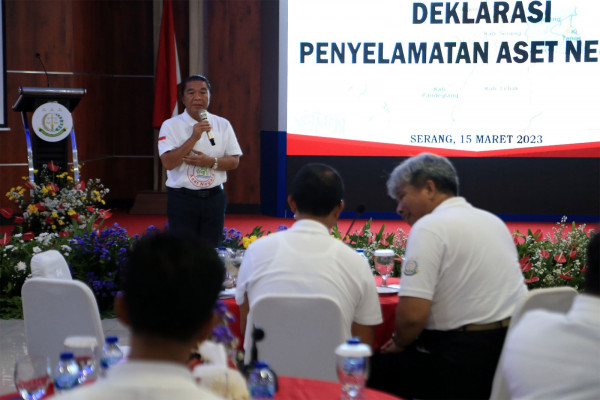 Pj Gubernur Banten Al Muktabar Tandatangani Komitmen Penyelamatan Aset Negara