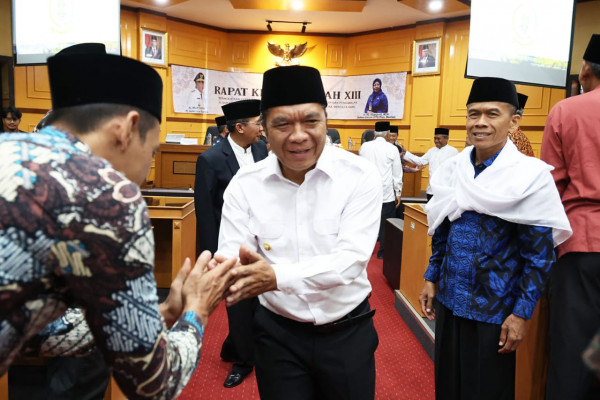 Pj Gubernur Banten Al Muktabar Buka Rakerda XIII LPTQ Provinsi Banten