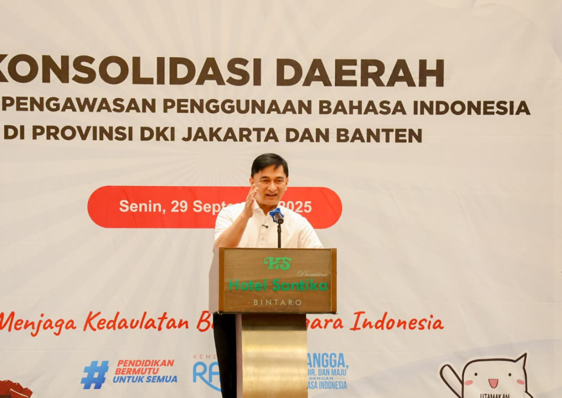 Wagub Banten Dimyati Natakusumah: Bahasa Indonesia Warisan Budaya yang Harus Dijaga