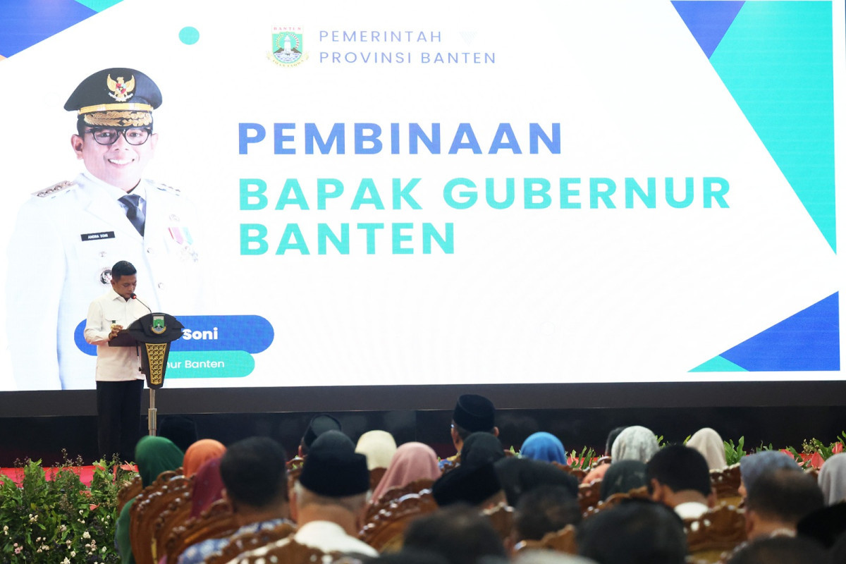Gubernur Banten Andra Soni Berikan Pembinaan Kepada Para Kepala Sekolah SMA, SMK, dan SKh Negeri se-Provinsi Banten
