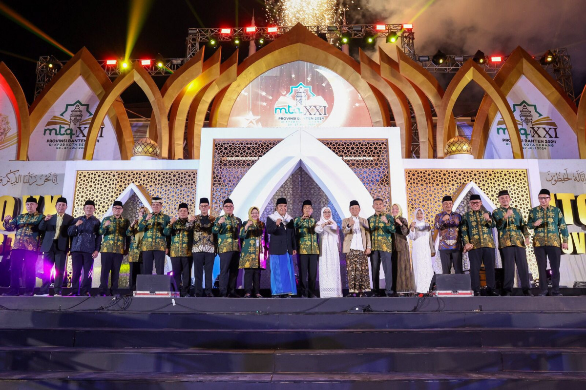 Buka MTQ XXI Provinsi Banten Tahun 2024, Pj Gubernur Al Muktabar: Ajang Penggalian Potensi untuk Raih Prestasi Terbaik