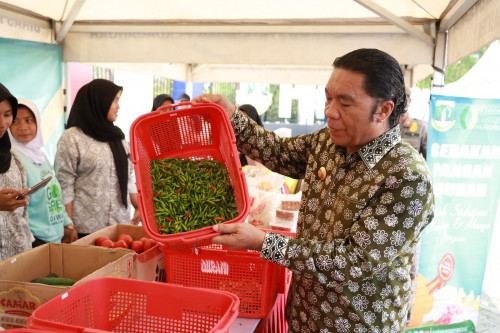 Pj Gubernur Banten Al Muktabar: Stand Pangan Murah Bagian Dari Pengendalian Inflasi