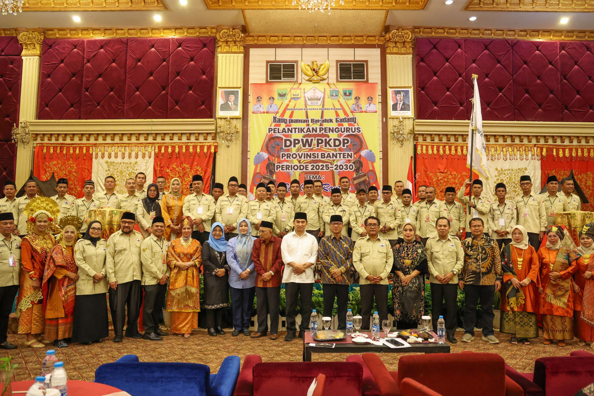 Hadiri Pelantikan DPW PKDP Provinsi Banten, Ini Pesan Wagub Banten A Dimyati Natakusumah