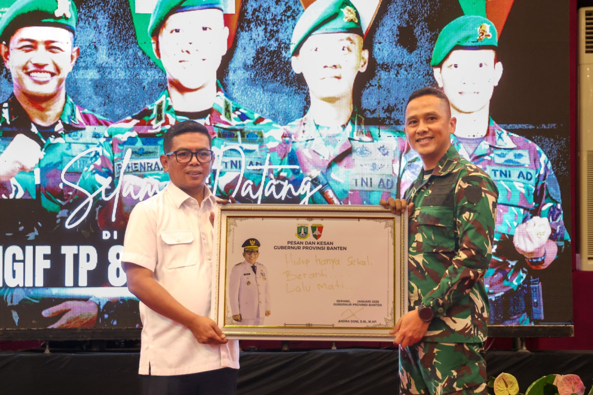 Perkuat Sinergi, Gubernur Andra Soni Ajak Brigif 87/Salakanagara Akselerasi Pembangunan dan Ketahanan Pangan