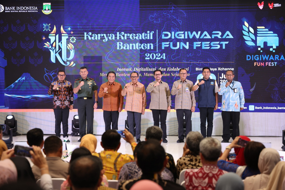 Karya Kreatif Banten dan Digiwara Fun Fest 2024, Pj Gubenur Al Muktabar: Provinsi Banten Memiliki Potensi Besar