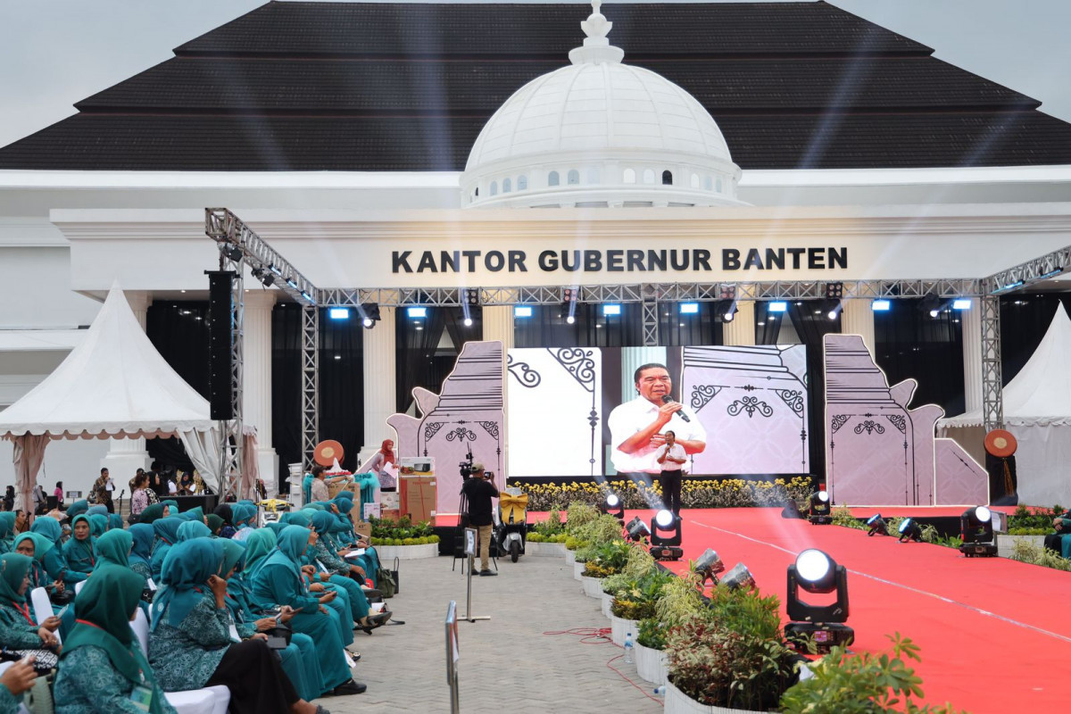 Antusias, Kader PKK Hadiri Puncak Peringatan HKG PKK ke-52 Tingkat Provinsi Banten