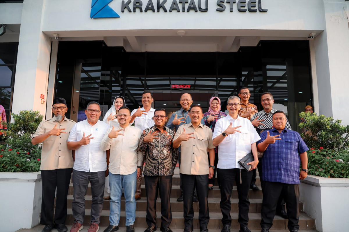 Gubernur Banten Andra Soni Kunjungi PT Krakatau Steel