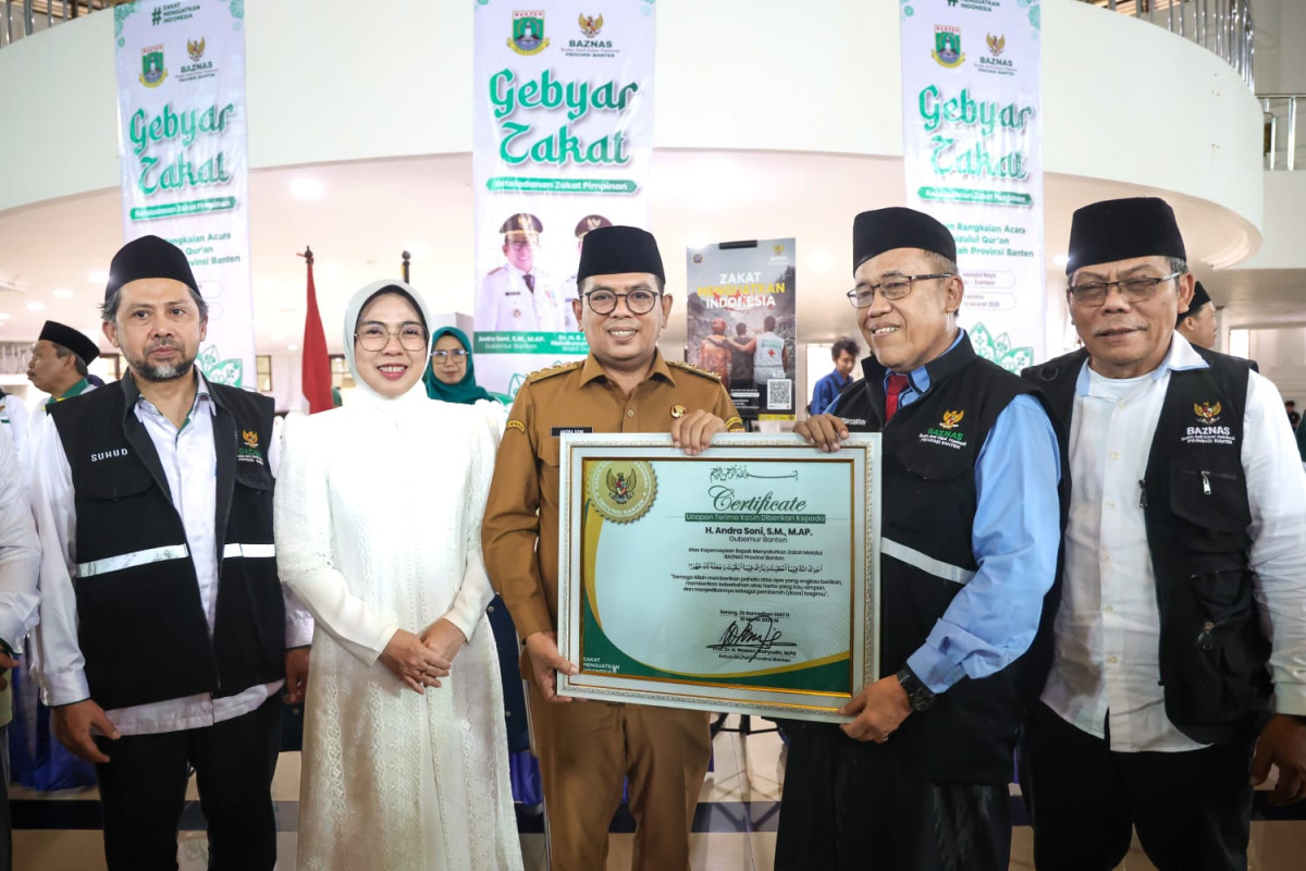 Optimalkan Potensi Ekonomi, Gubernur Banten Dorong Zakat Jadi Modal Usaha Produktif