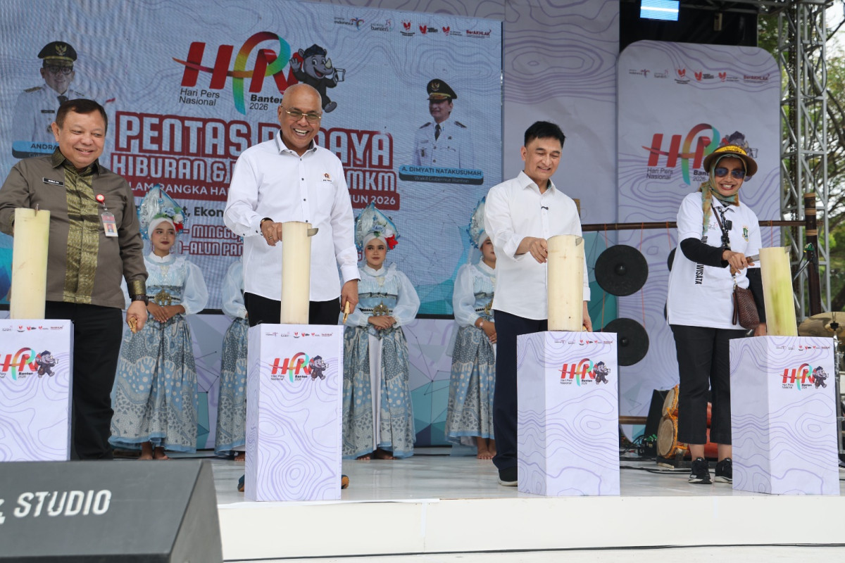 Peringati HPN 2026, Pemprov Banten Promosikan Kekayaan Budaya dan Produk UMKM Lokal