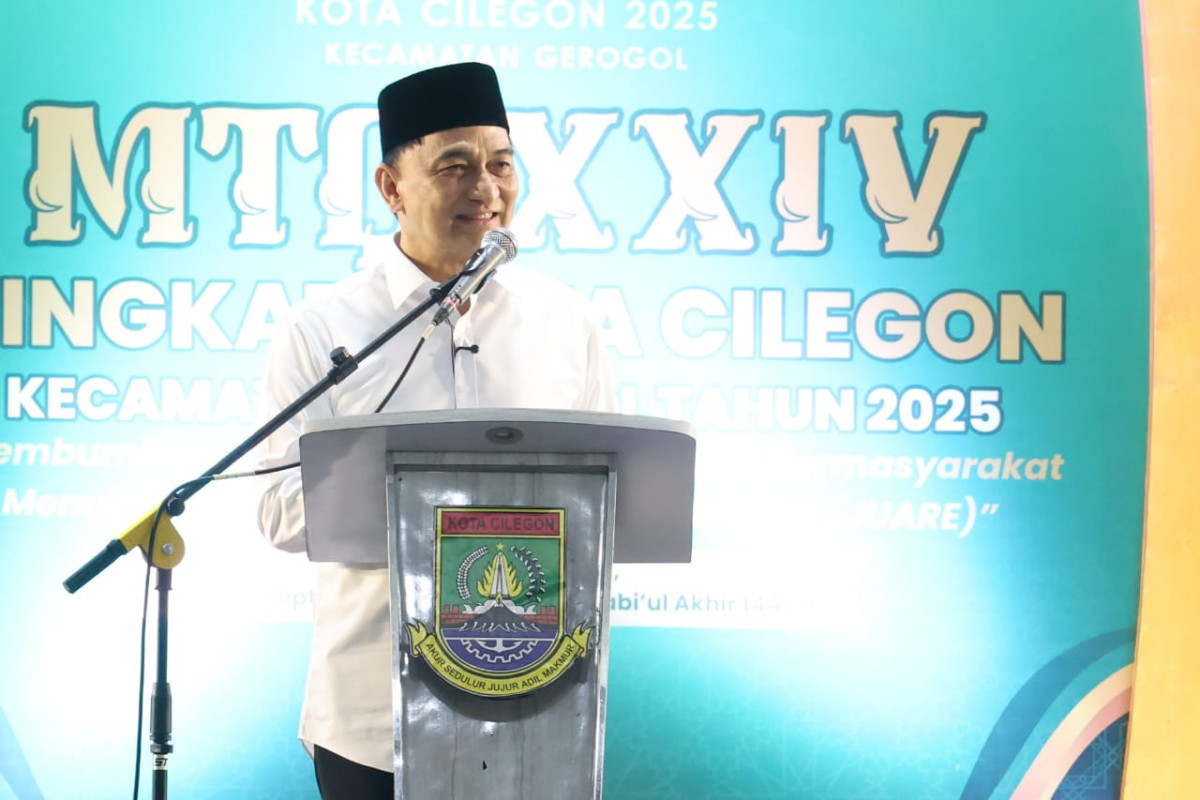 Buka MTQ Kota Cilegon, Wagub Banten Dimyati Natakusumah: Al-Qur’an Kompas menuju Surga