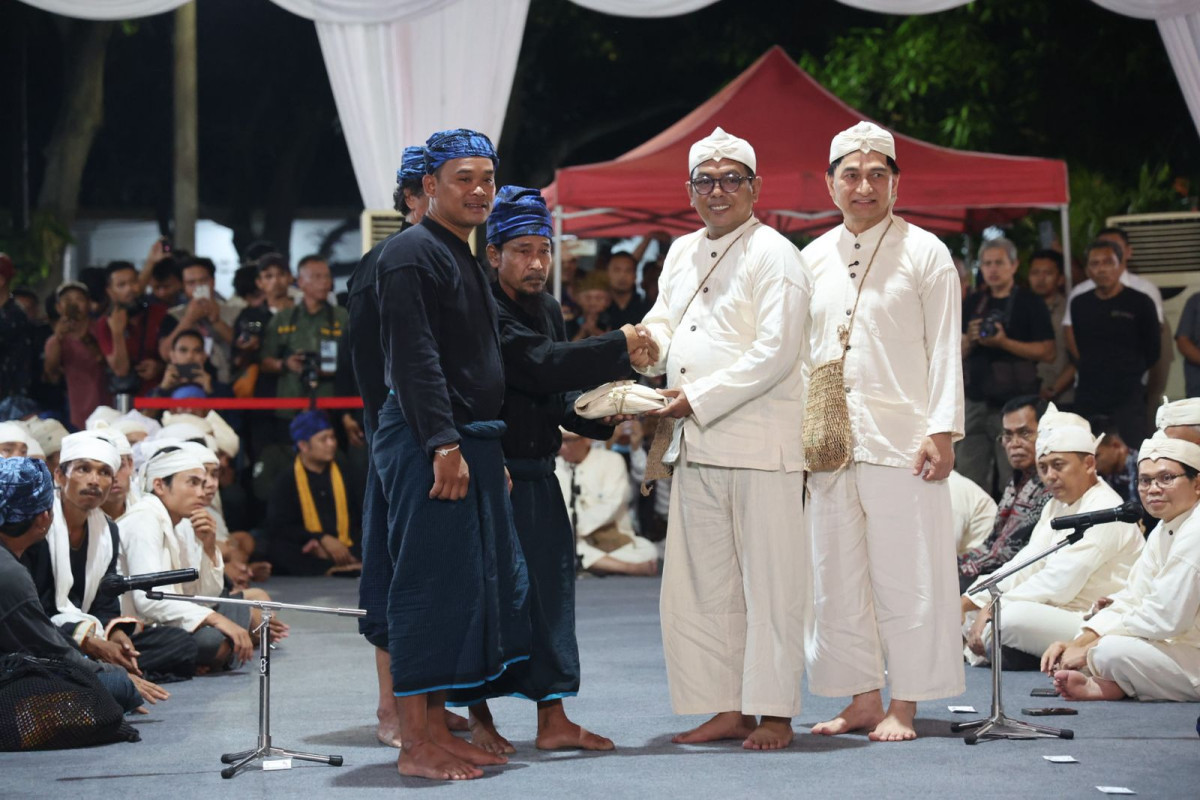 Gubernur Banten Andra Soni Terima Seba Gede Masyarakat Baduy