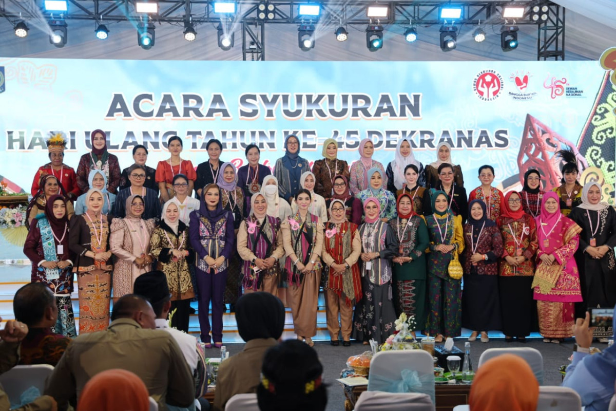 HUT ke-45 Dekranas, Ketua Umum Dekranasda Banten Tinawati Andra Soni: Tegaskan Komitmennya Berdayakan Perajin Lokal