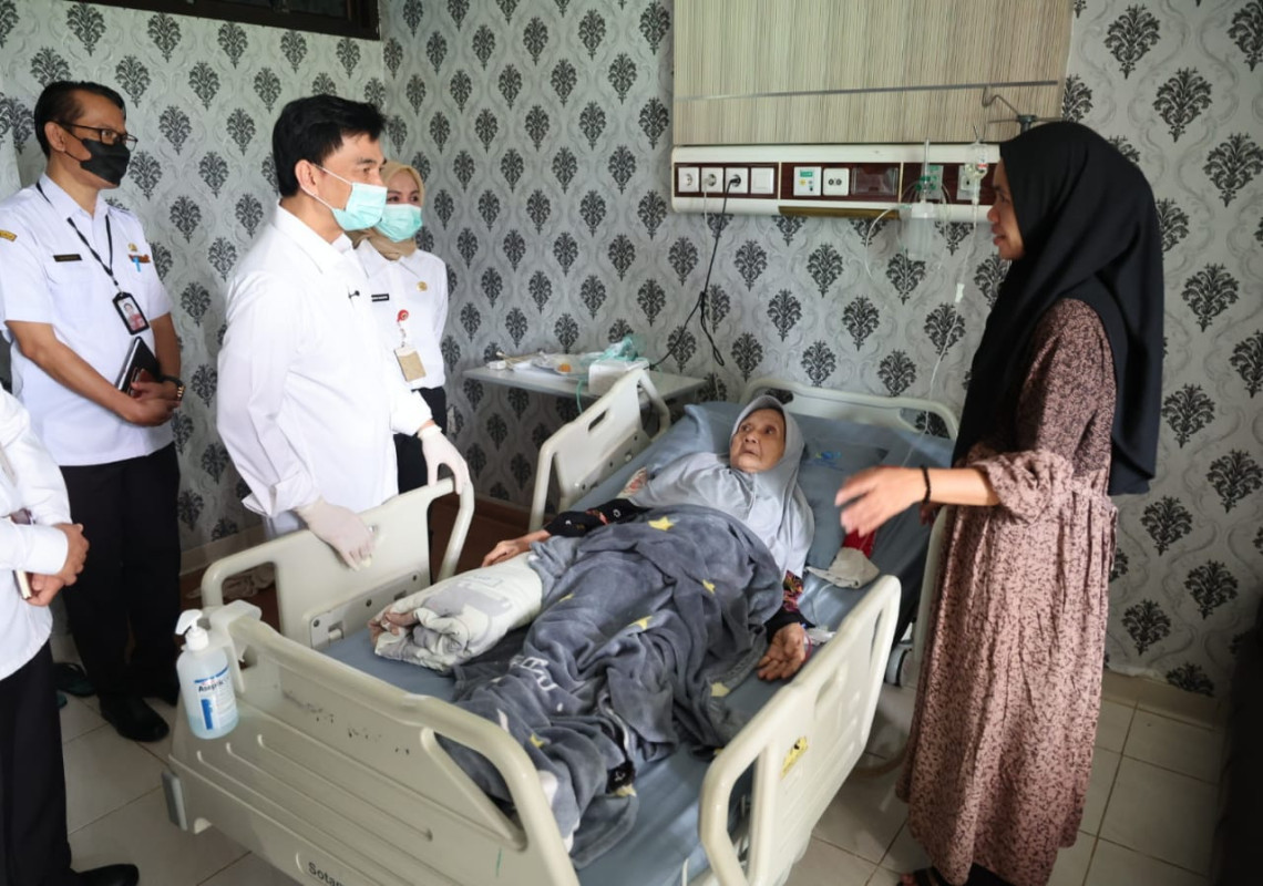 Tinjau RSUD Malingping, Wagub Banten Dimyati Natakusumah: Masyarakat Harus Mendapatkan Pengetahuan Pola Hidup Sehat